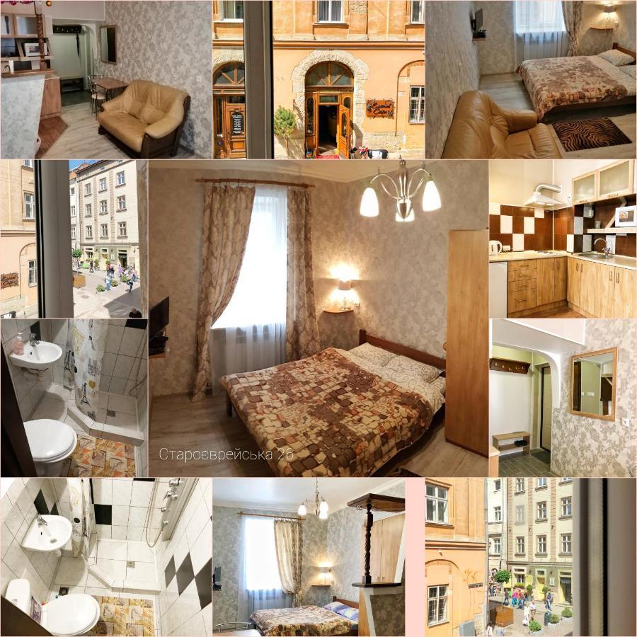 Apartments Near Rynok Square On Staroyevreyska And Fedorova Streets 利沃夫 外观 照片